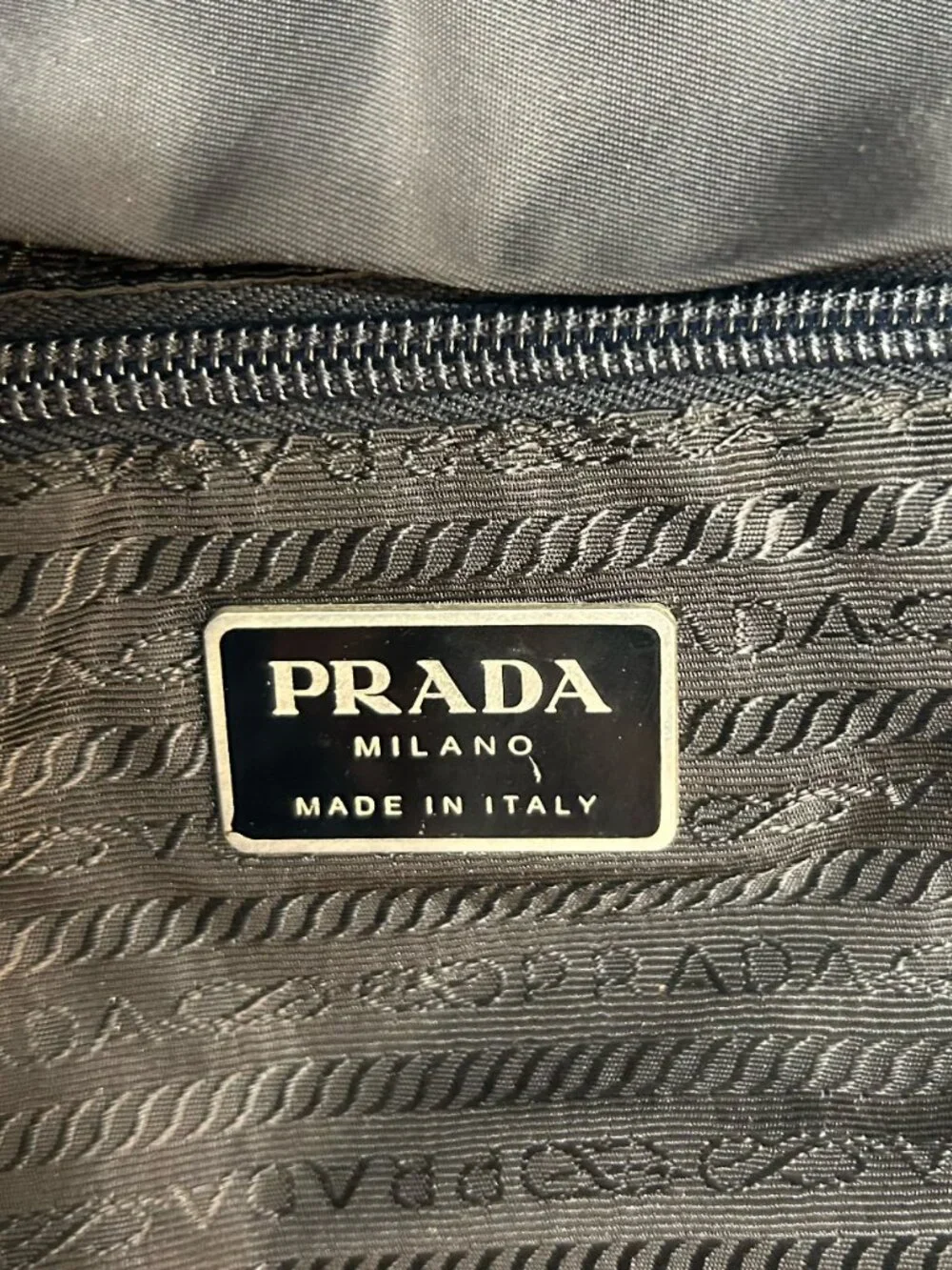 Prada Black Nylon backpack